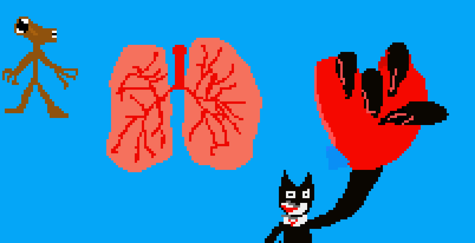 [81e7c7] bob cartoon cat and siren head