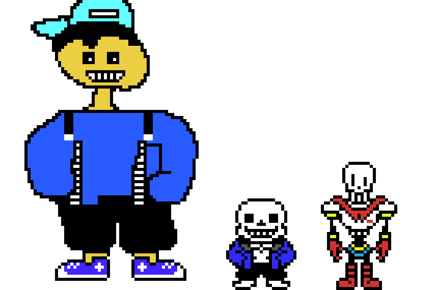 [9664c4] sans and papyrus sprites and creator