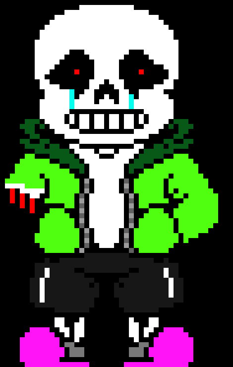 [d082ec] *sees king caftar HELP!!!!! *runs by him whilst saying help and king caftar sees chara chasing him