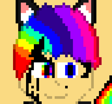 *oh hey im ink! ink the fox! but you can call me ink! rainbow:and im rainbow the fox! but ya can call me rainbow!-the colour duo