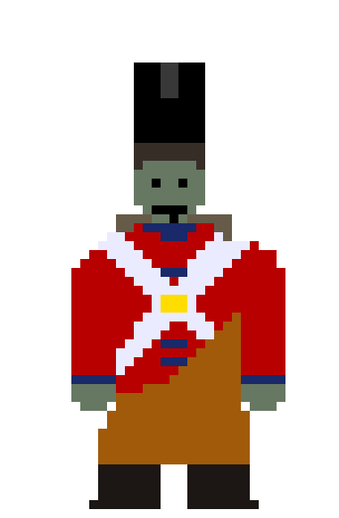 [d32001] G&B zombie sapper (British)