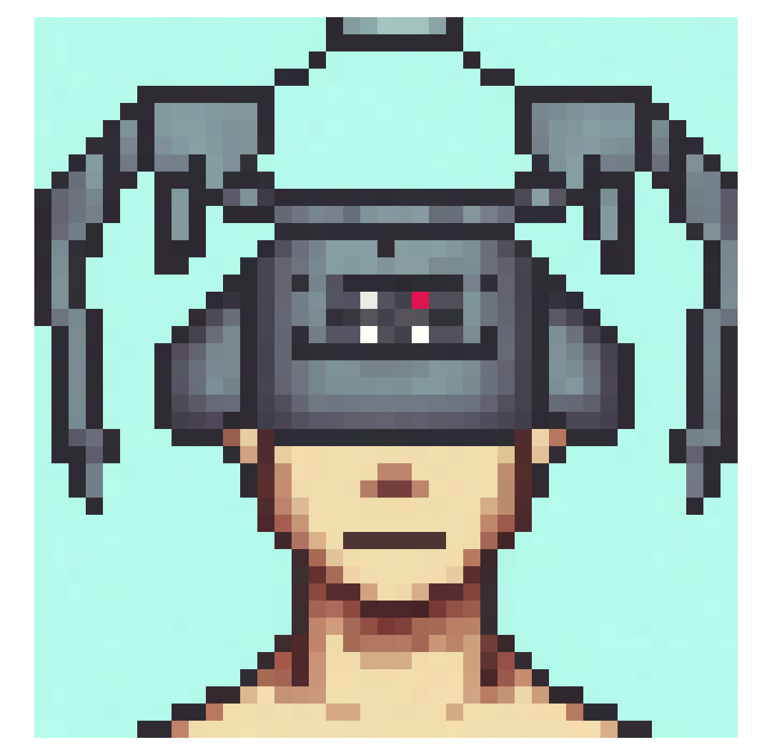 [97eee9] 32x32 Grid