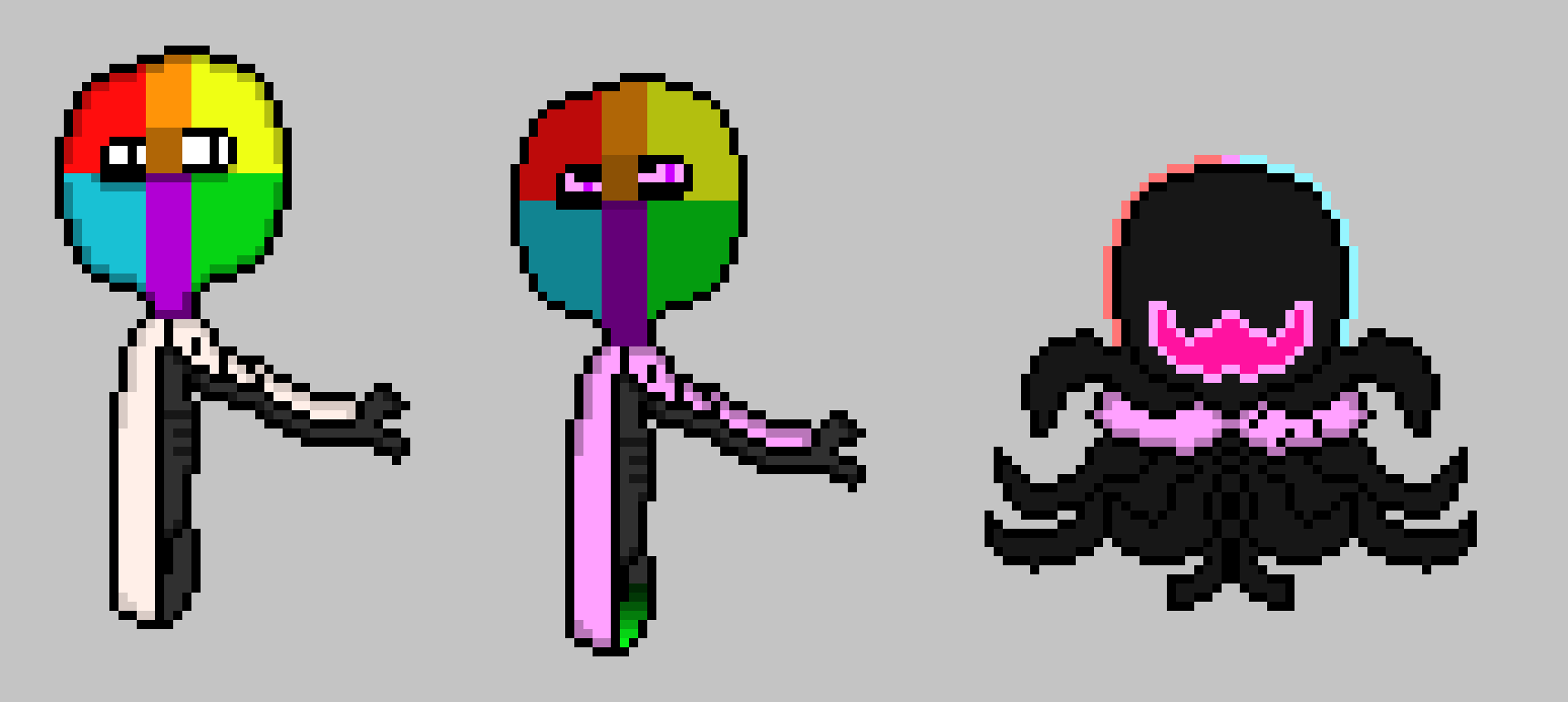 PAM the RPG Haxxor Battle Sprites.