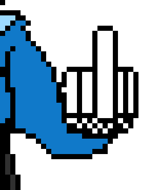 [95be89] Sans Middle Finger