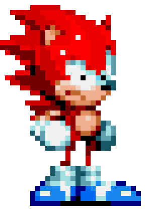 [fc6325] runs far away but a chaos emerald drops that he had  and he doesnt notice