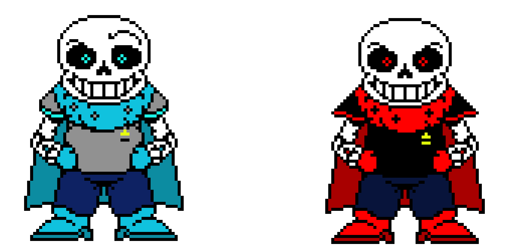 updated Underswap and Swapfell sans))