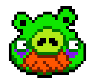 [9664c4] Angry Birds Mustache Pig