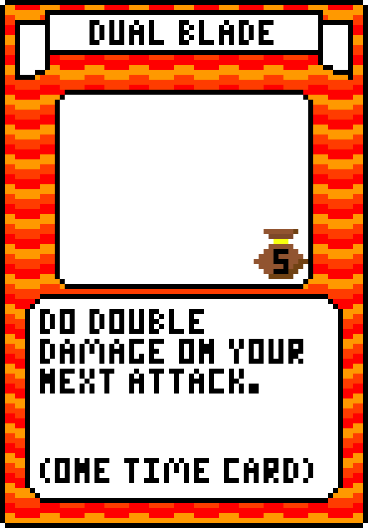 Fire Dual Blade Card