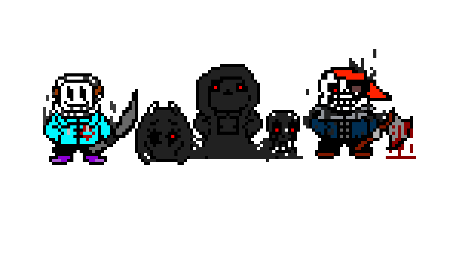[b222f2] trio of true hatred