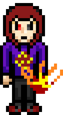 [f943f0] *Runs over to the place where she heard the sound, leaving a trail of blistering fire behind* WHAT THE HELL IS GOING ON HERE?