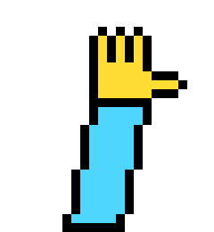 [6b40fc] Undertale Characters Hand