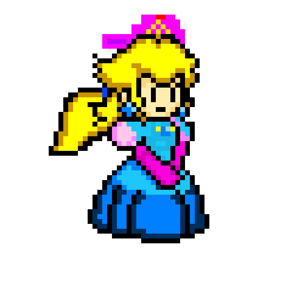 [c7c89d] Peach as a Kid.