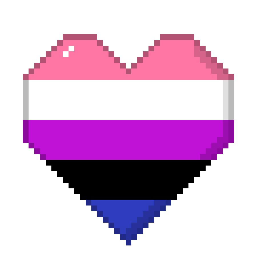 [5078f5] Gender Fluid Pride Heart