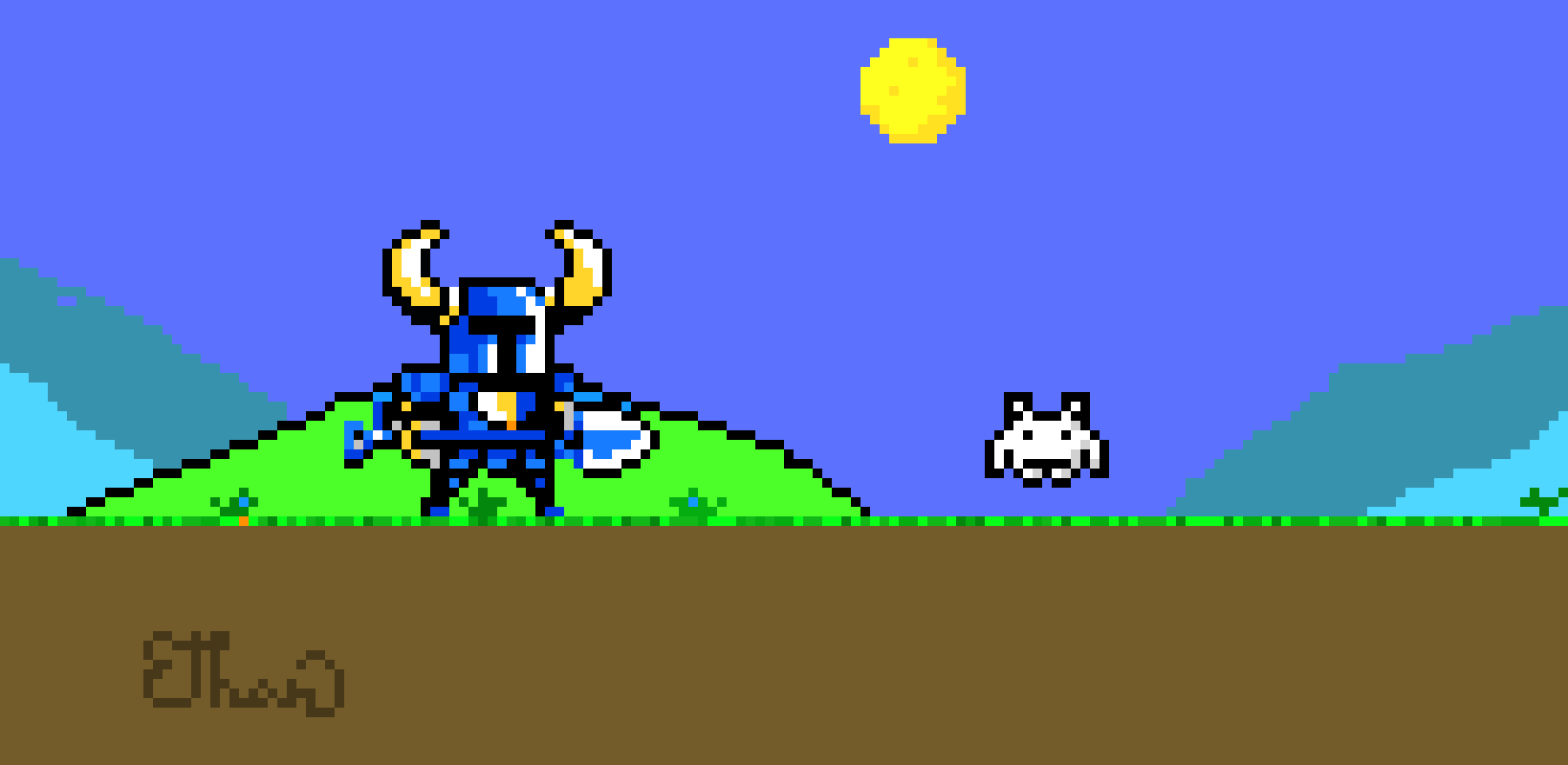 [9664c4] Shovel Knight meets Space Invaders