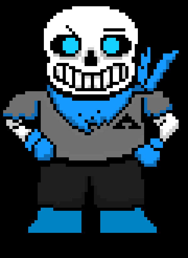 UNDERSWAP- Sans Battle Sprite