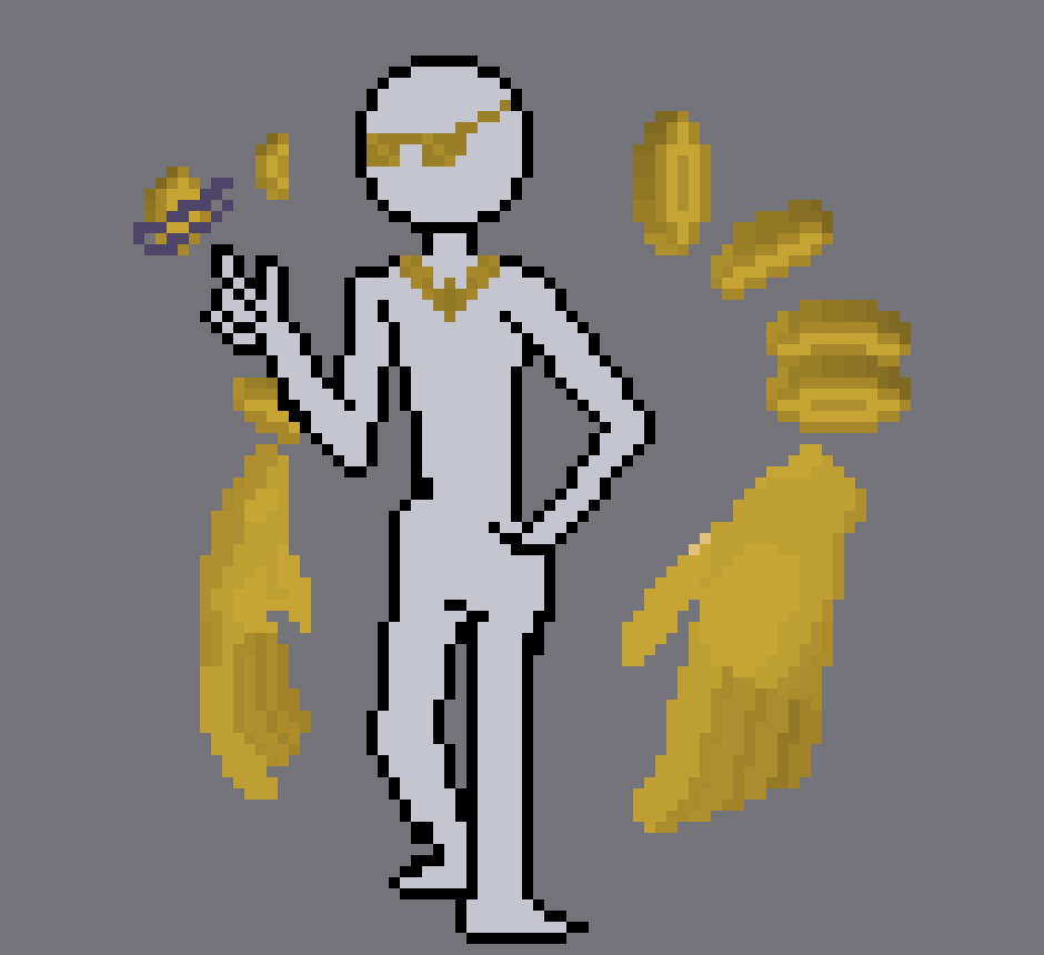 [8cf262] that's actually pretty cool, mines boring for my new guy, all I've come up with is that he gained powers at 6 to be able to control gold ;-;