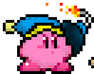 [acbc50] it will only hurt kirby since he isnt letting go of it?