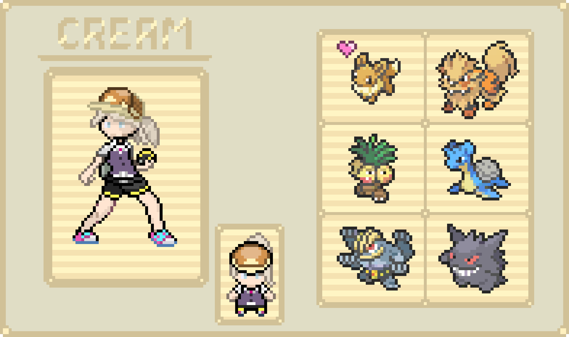[0031a6] pokemon Cream sprite + team final