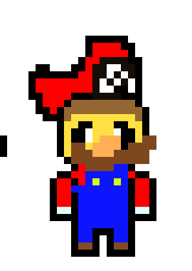 [c6b63d]   mario pixel sprite mario