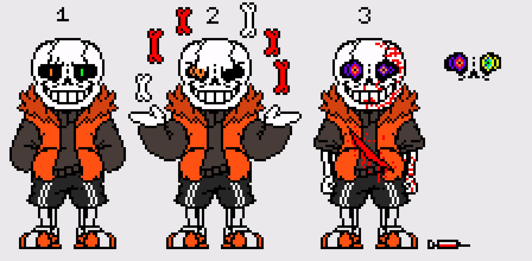 UnderMAD MAD-MODE Sans All Phases 1-3(make more phases please))
