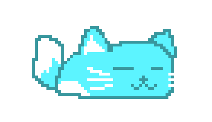 [e6f1a4] Kucing Biru