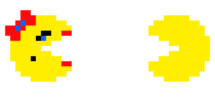 [2223ee] Mr & Mrs Pacman