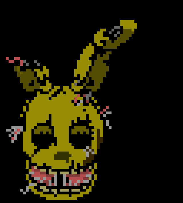[4076f0] -tries to show his face but can't due to spring locks- AGH. AHHHH. AAAAAHHHHH...-springtrap (Cleetus)