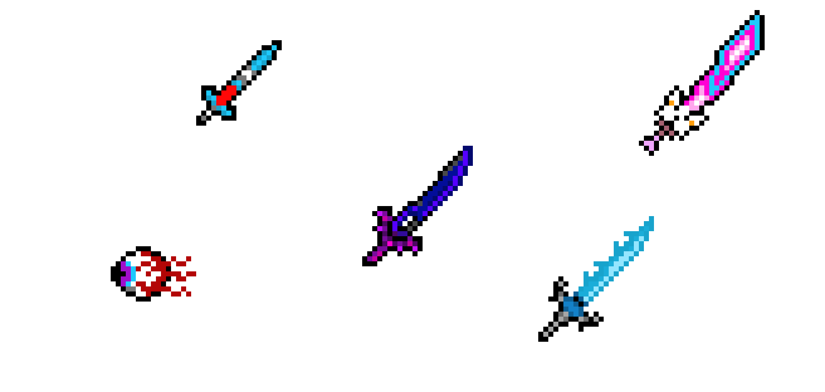 [8c6f6b] Terraia swords and eye