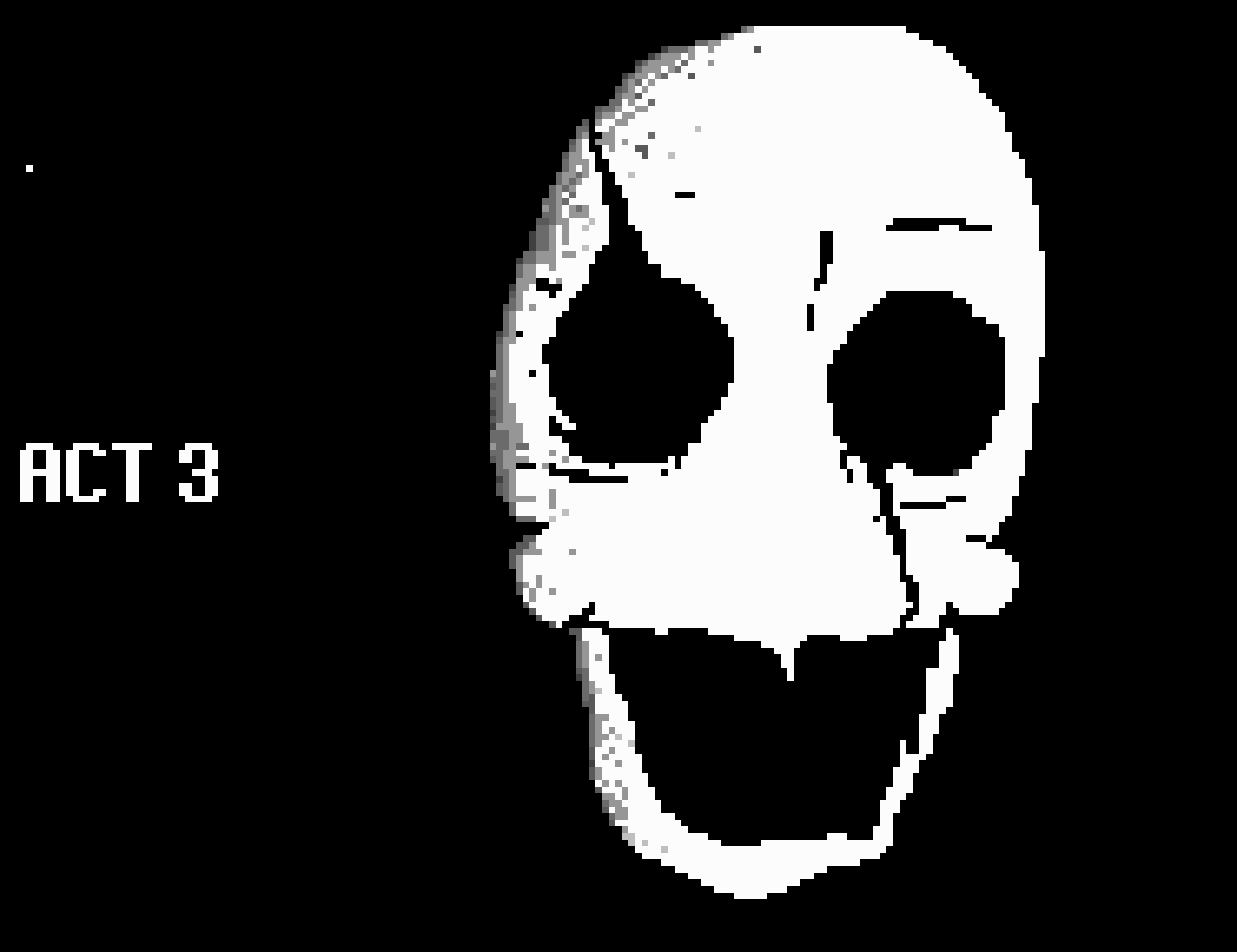 Nooby: it is act three of revenge TUE (gaster not papy)
