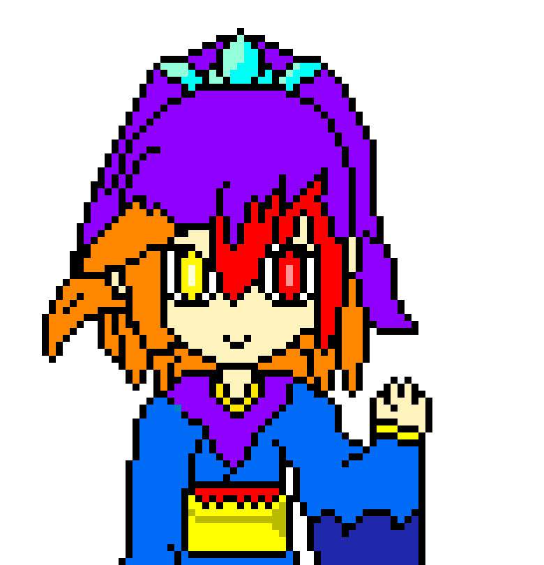 [5b2f3e] i just really like how i recreated Fubuki-hime from yo-kai watch, so i left the dust and made a "slightly moody" OC