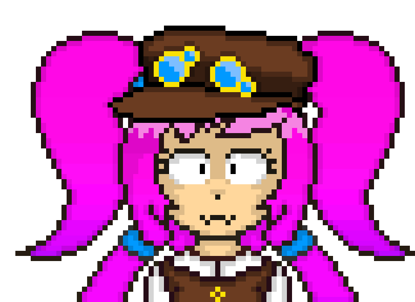 [7c78a2] *looks up at the Terror and runs behind Delight*