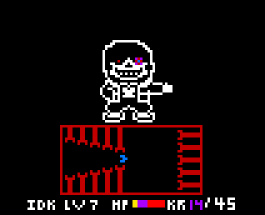 [9664c4] dusttale sans snowdin encounter fight
