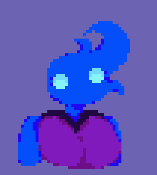 [ba4a90] blue lady is the least expanded character bcuz all i really have for her is that she's like either in love with or siblings with big red (i need them to be connected in a way for big red to go beast mode when she gets hurt but i cant write romance for the fucking life of me) and she has magic which means i need to make a whole magic system and shi too so dealing with her's gonna be an issue