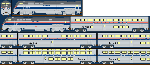 P42DC with Superliner [Phase IV]