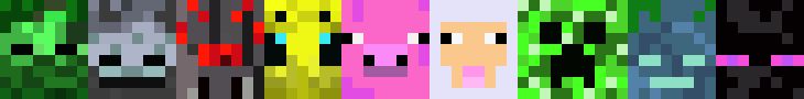 [05c3ad] minecraft faces