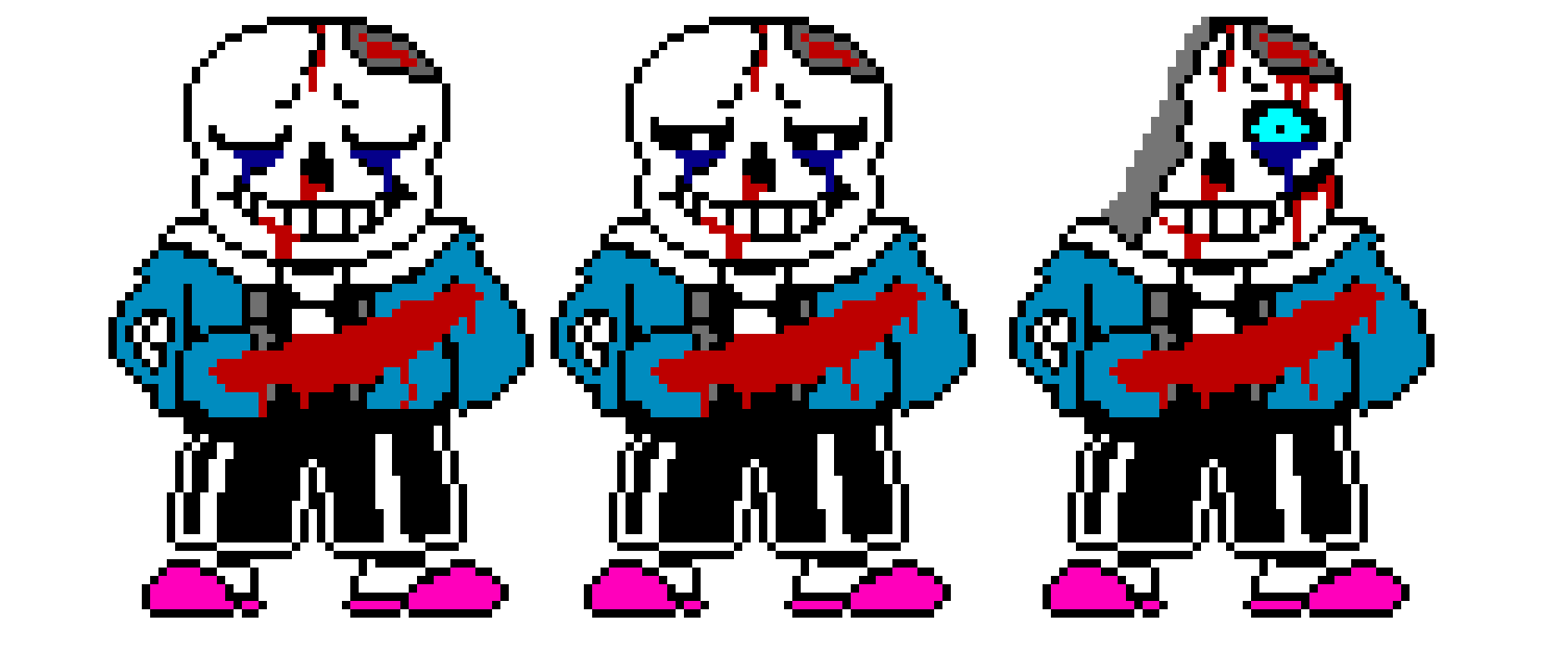 [9664c4] Brokentale (or Tiredtale) sans battle sprites
