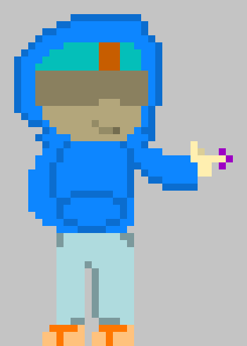 [cc6253] *Fires a single bullet that falls down quickly. It explodes, causing a scene, yet he is nowhere to be found.**