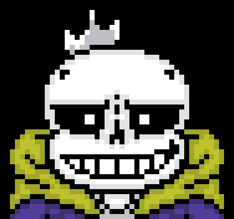 [57dac4] *suddenly, Shift Sans would be teleported to the Bendy AU* ack- *notices his crown a dozen feet away, near Bendy and others, so he walks towards them*