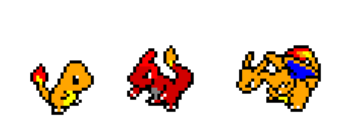 [7bfc72] Charmander Evolution