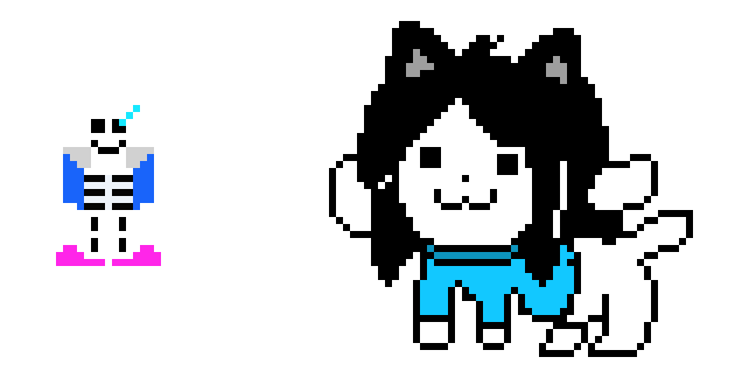 [6a0f59] Temmie! and sans