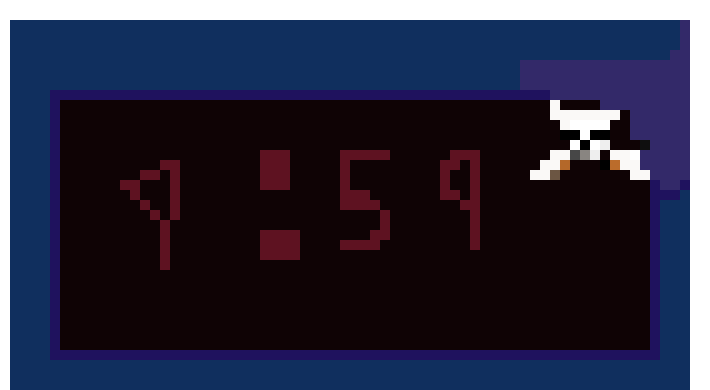 [5e7e14] Digital clock