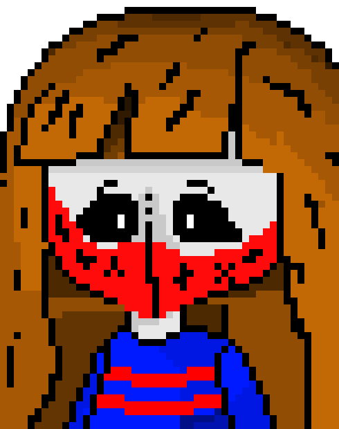 [2fbf6b] -eyes flicker blue and red-