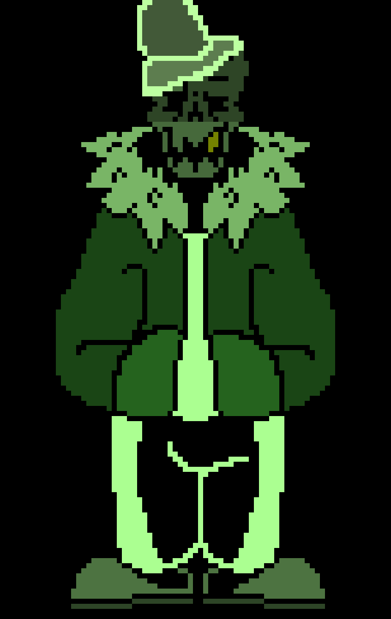 [2fbf6b] -battle encounter- Hello kid, ive seen you alot.. but uh... you arent who you really look like... i know who you are...
