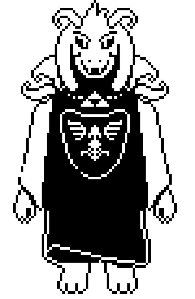 [474514] Asriel Dreemurr but he has a triforce design