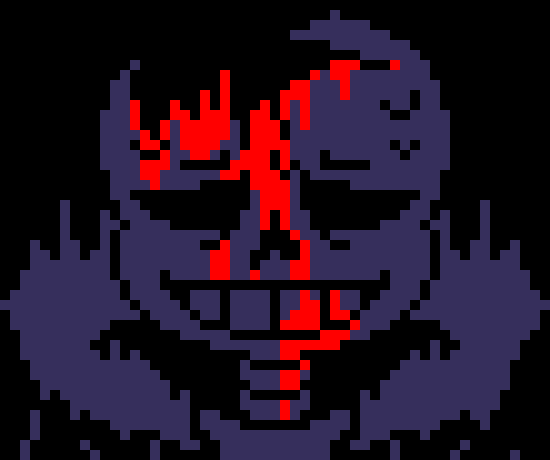 [7ce906] *(He'd stand next to KC, wondering what's going on.) -HorrorTale Sans