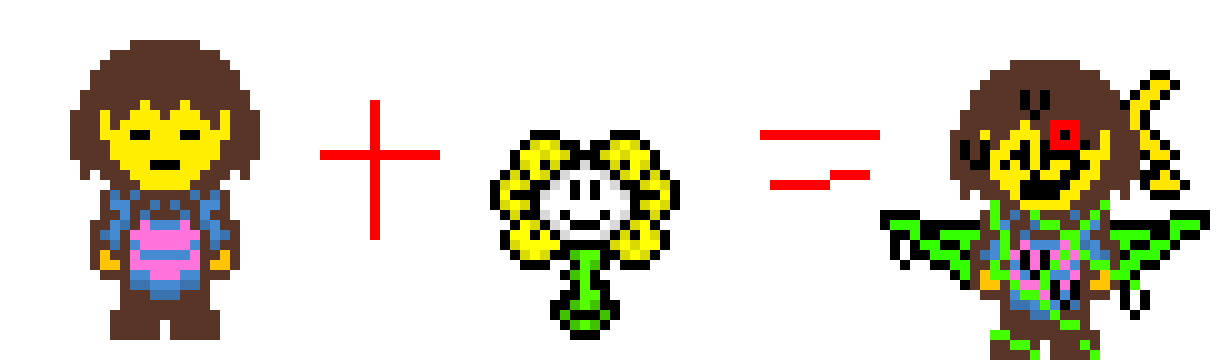 [965d3c] sixbone frisk y flowey
