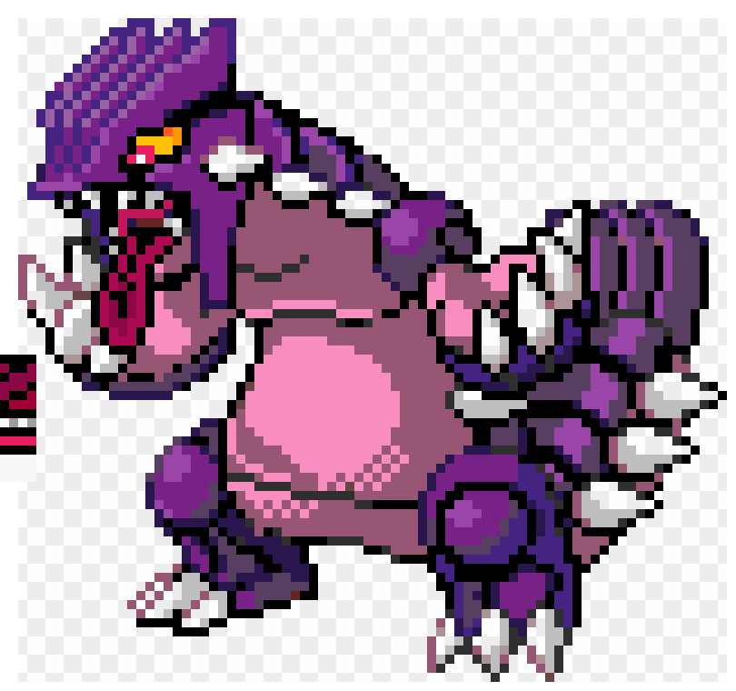 [471921] Groudon X  mega Gengar fusion