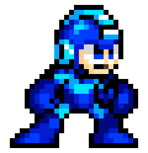 [9664c4] Mega Man with Rush Super Adapter 2 with Normal Color