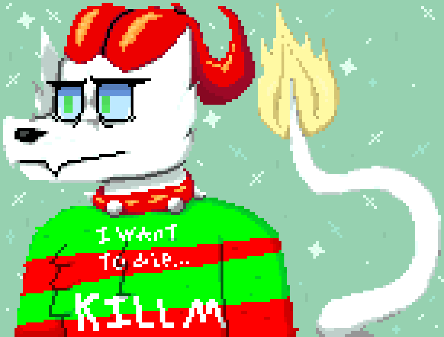 "Terrie - Christmas themed [Extra detailed and edited more | -Ho, ho, hoe : +I want to die... KILL M-]