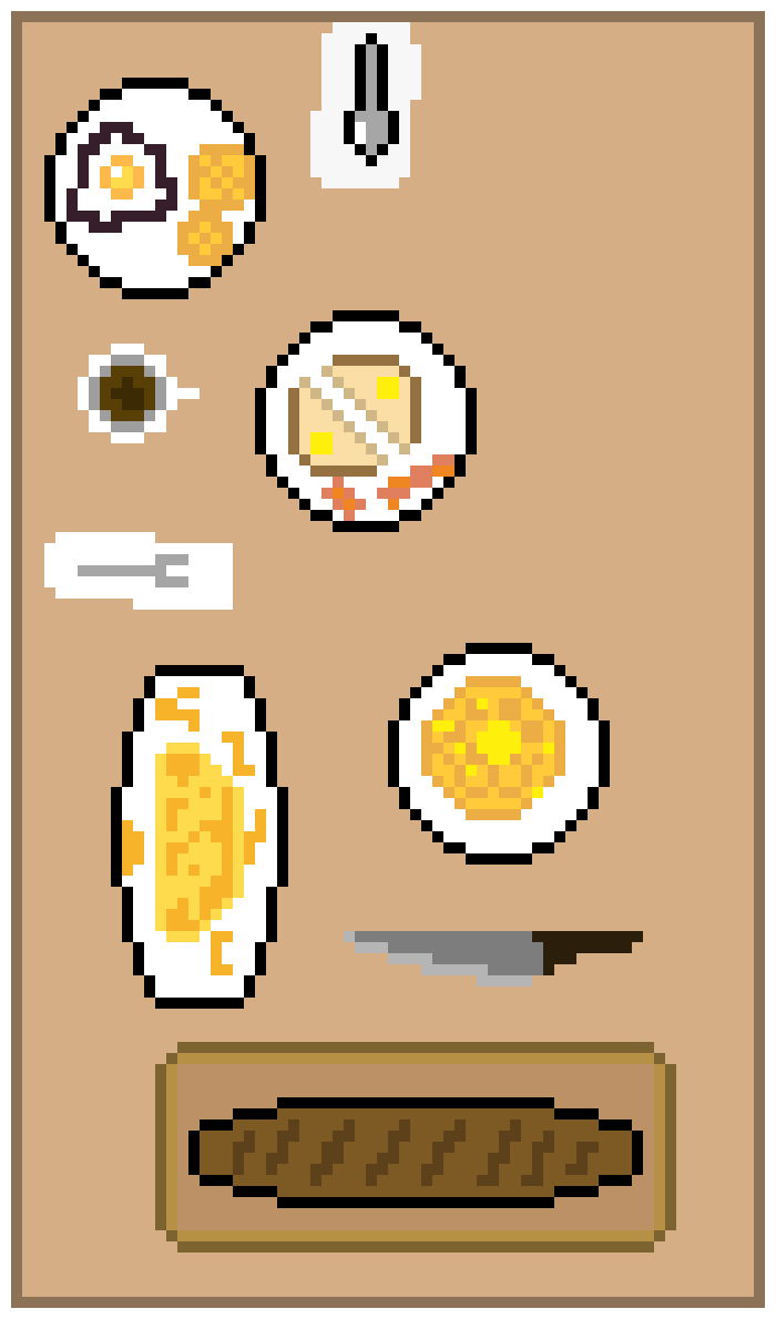 [9664c4] Food Table Background